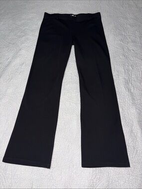 Betabrand Boot-Cut Classic Dress Pant Yoga Pants in Black, sz XL Long